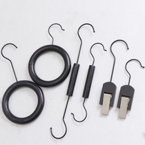 Clothing store hook s hook coat and hat pin clothes hook display prop display black solid wood hanging version coat hanger hook scarf rack