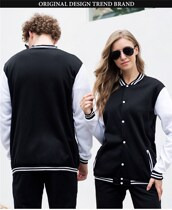 Baseball uniform cardigan blank baseball uniform for couples
