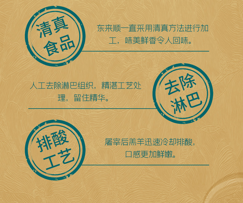 中华老字号 东来顺 酱香卤羊杂 200g 图4