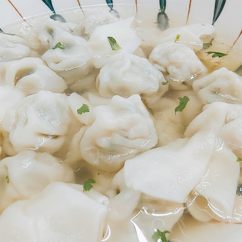 优鲜锦鲤小金鱼馄饨冷冻方便速食早餐羊肉云吞牛肉