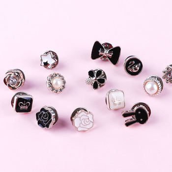 Hidden Buttons to Prevent Exposure, Cuff Buttons, No-Sew Snap Buttons, Shirt Fixing Accessories, Buttons, Simple Cuff Fasteners, Adhesive Fasteners