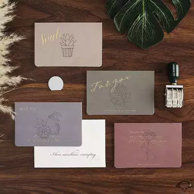 Best man bridesmaid invitation card thank you card wedding thank you best friend card creative European personality companion gift wedding