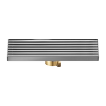 TOZ widened water line floor drain 304 stainless steel thickened long strip large displacement bathroom shower room deodorant