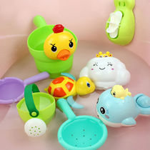 Children play water bath bath toys Baby baby play water swimming little turtle rain cloud ocean toys for boys and girls