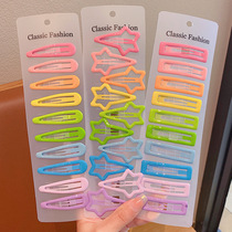 Childrens hair clip summer bangs broken hair clip girls headgear does not hurt hair little girl forehead bb clip baby headgear female