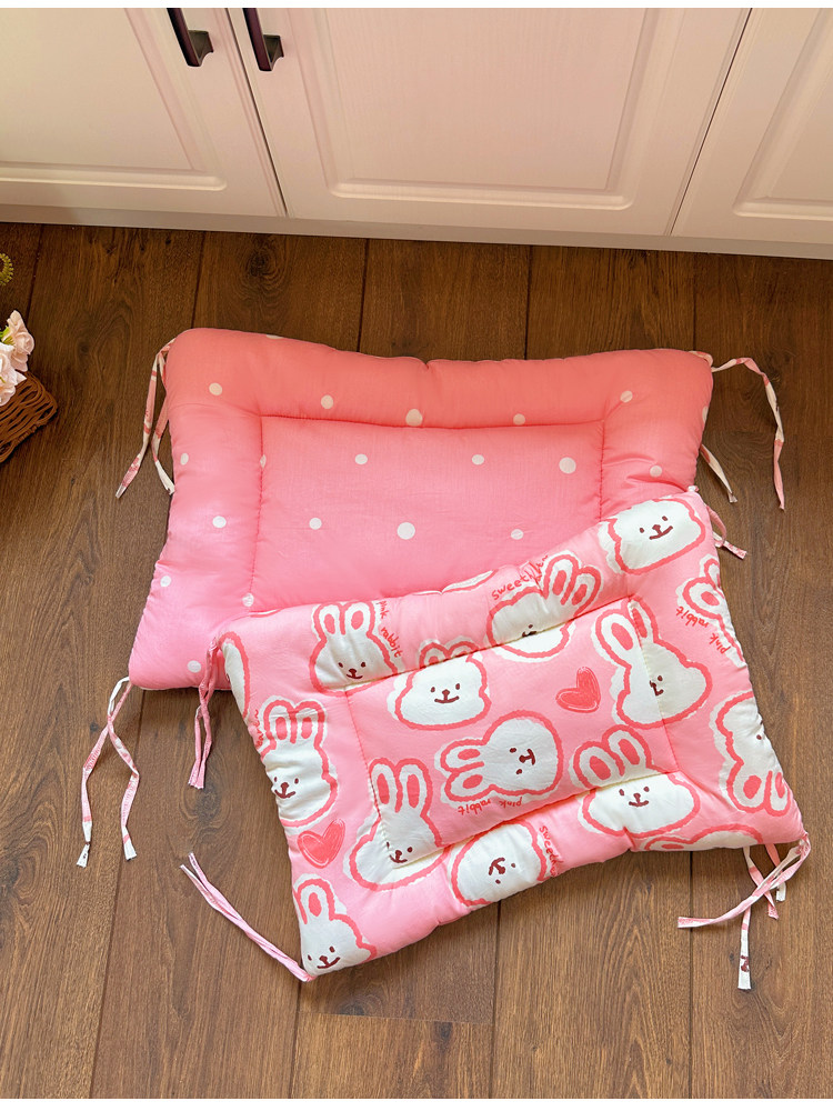 Мат 可固定纯棉狗垫子睡觉用狗窝四季通用宠物床垫狗狗睡垫狗笼猫笼垫 Yan Kee