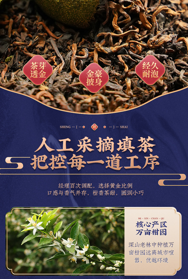 植宗 小青柑 云南宫廷普洱茶 礼盒装 图4