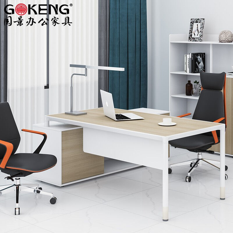 National View (GOKENG) Office furniture class desk minimalist desk manager table manager table owner table presidents table 2-Taobao