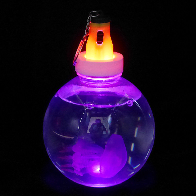 Jellyfish Luminous cup LED jellyfish Mini small jellyfish Live Things Pet Living Baremoon Gift Mini Small Fish Tank