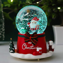 Santa Crystal Ball Music Box Children Girls Dreamly Spins Christmas Gift Box