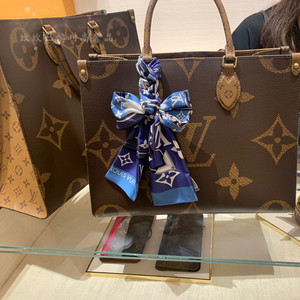 LV/路易威登 大LOGO购物袋 ONTHEGO经典老花双面拼色手袋手提女包