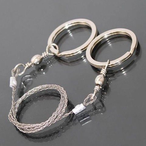 Hand-pulled wire saw portable wire saw outdoor wire saw wilderness survival saw stainless steel saw field survival supplies