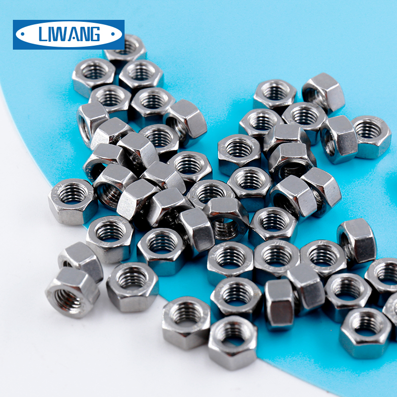 201 stainless steel GB6170 nut Outer hexagonal nut hexagonal nut hexagonal screw cap bolt mother