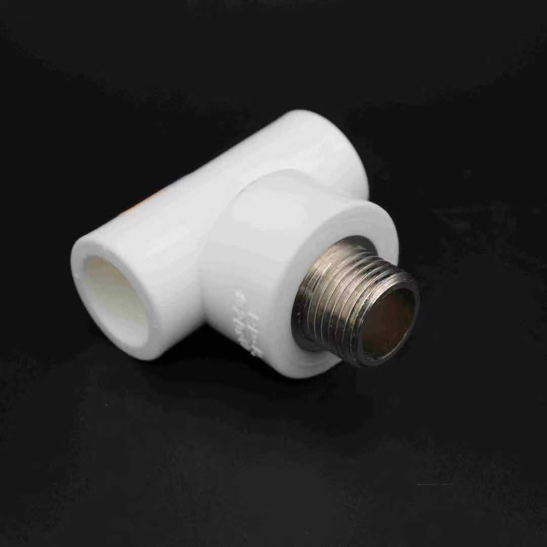 PPR water pipe fittings tap water hot melt pipe fittings inner wire outer wire direct elbow tee 4 points 6 points 20 25