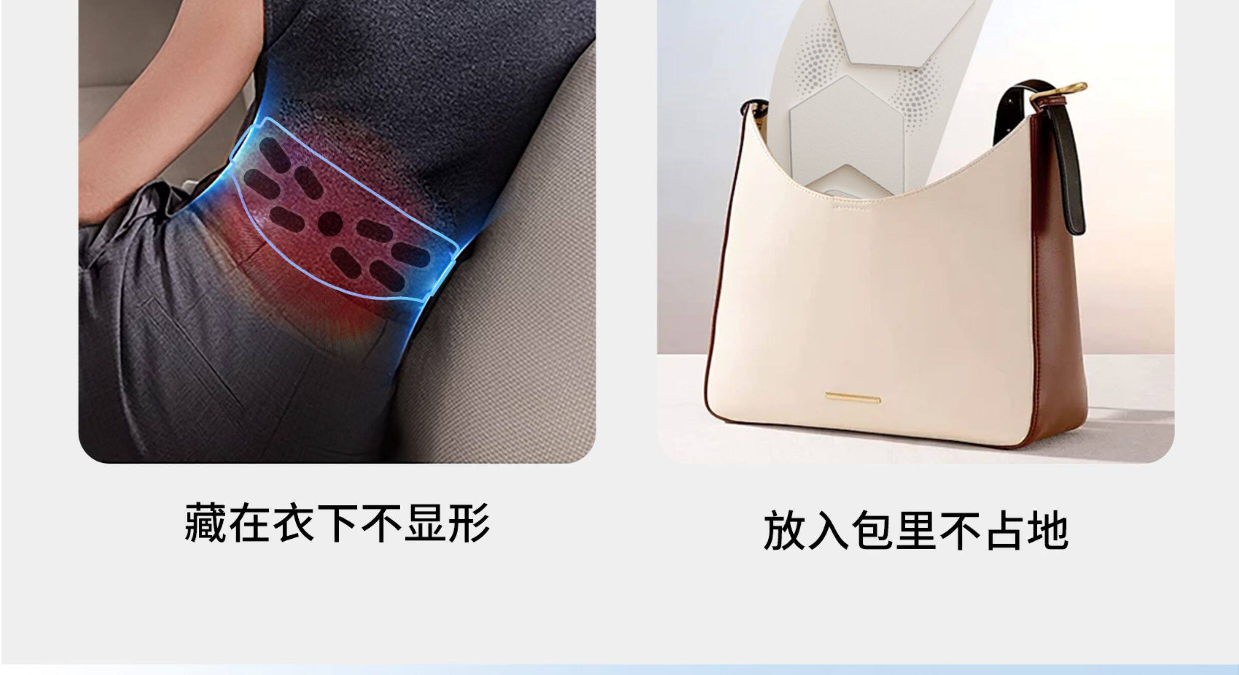 ems微电流穿戴健身仪 ems健腹腰带抖抖甩脂机瘦腹部燃脂神器瘦肚子减肥塑形脉冲健身仪 Leboole