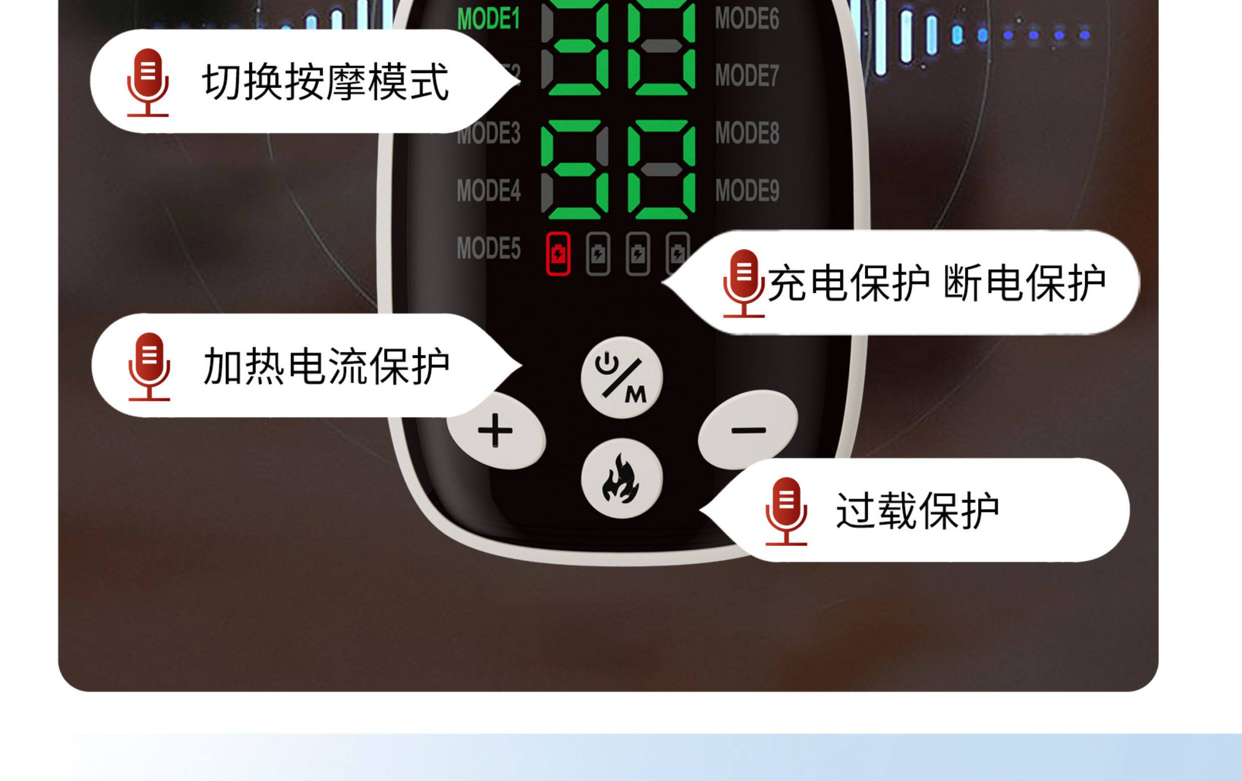 ems微电流穿戴健身仪 ems健腹腰带抖抖甩脂机瘦腹部燃脂神器瘦肚子减肥塑形脉冲健身仪 Leboole