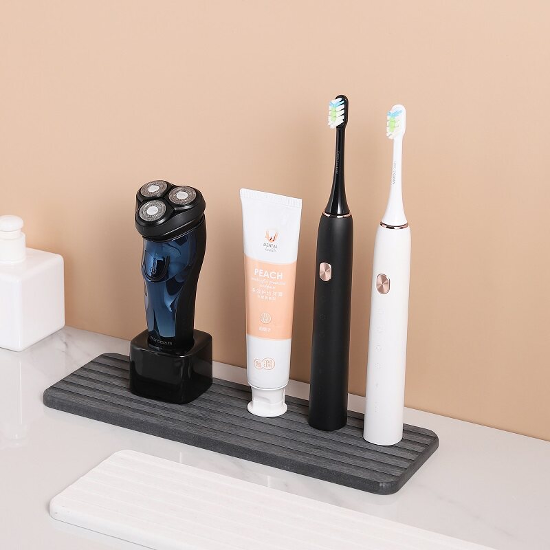 Diatom mud wash pad absorbent cool pad toiletries storage tray electric toothbrush placed washbasin absorbent cool pad