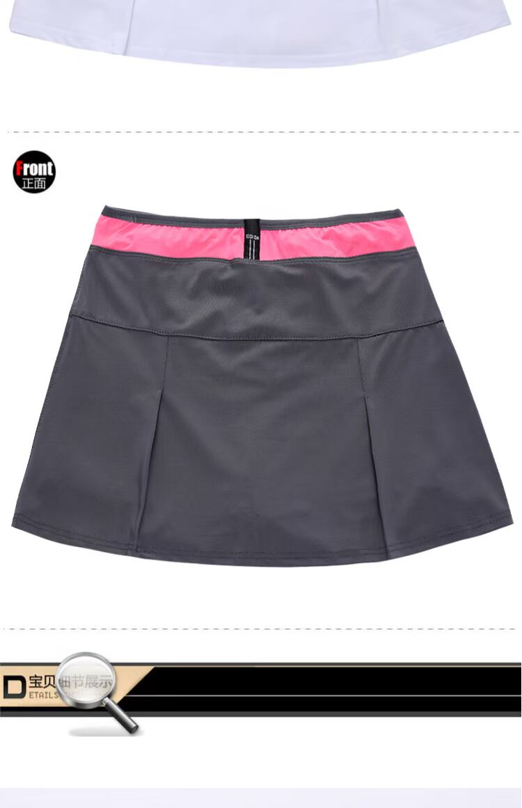 Fine Dida mùa hè váy thể thao giản dị ba điểm buộc váy cầu lông dài một nửa váy tennis cỡ lớn chạy quần áo khoác the thao nữ adidas
