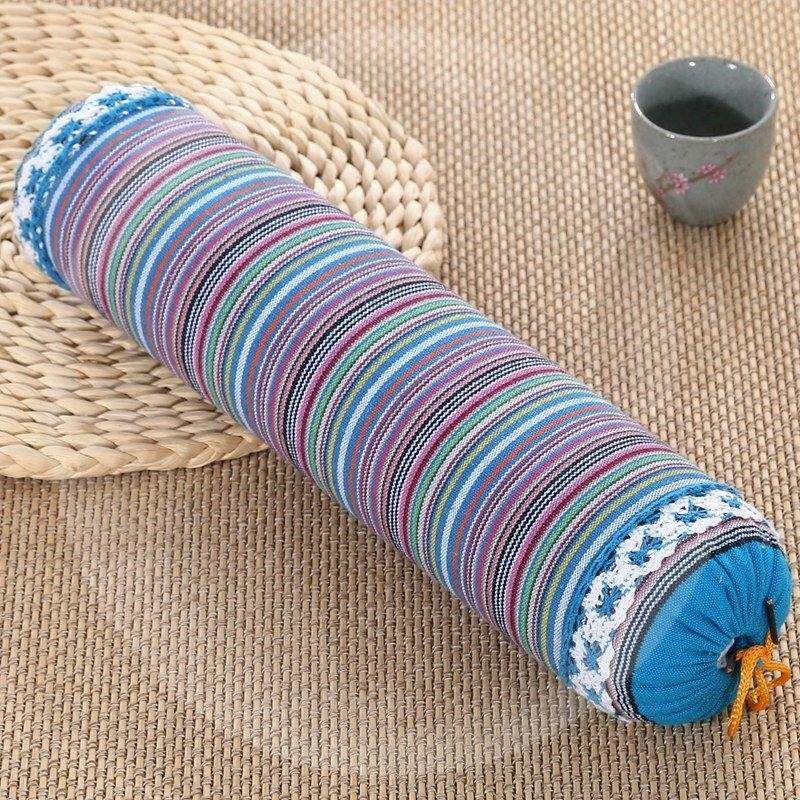Buckwheat Semen Cassiae Cervical Spine Pillow Round Pillow Protection Cervical Spine Sleep Special Cylindrical Sleep Candy Pillows Non repair pillows