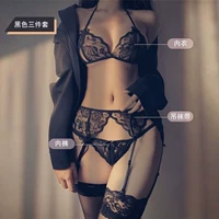 Черный комплект, колготки, куртка, 3 предмета