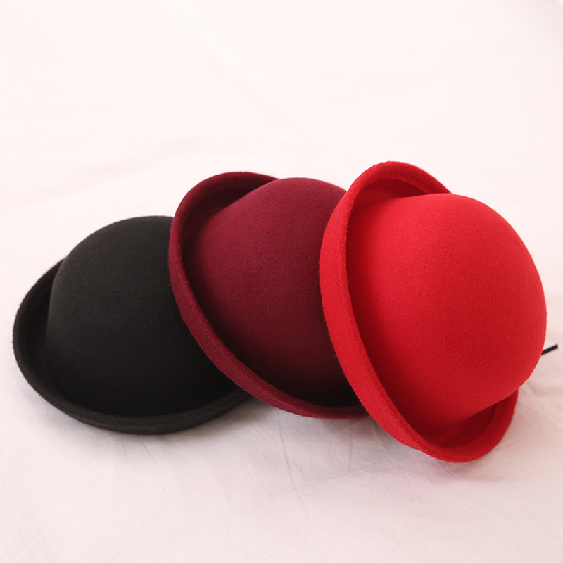 Baby's age - old hat dome 1 - 5 year old boy's birthday hat England eaves children roll hat Han edition handsome