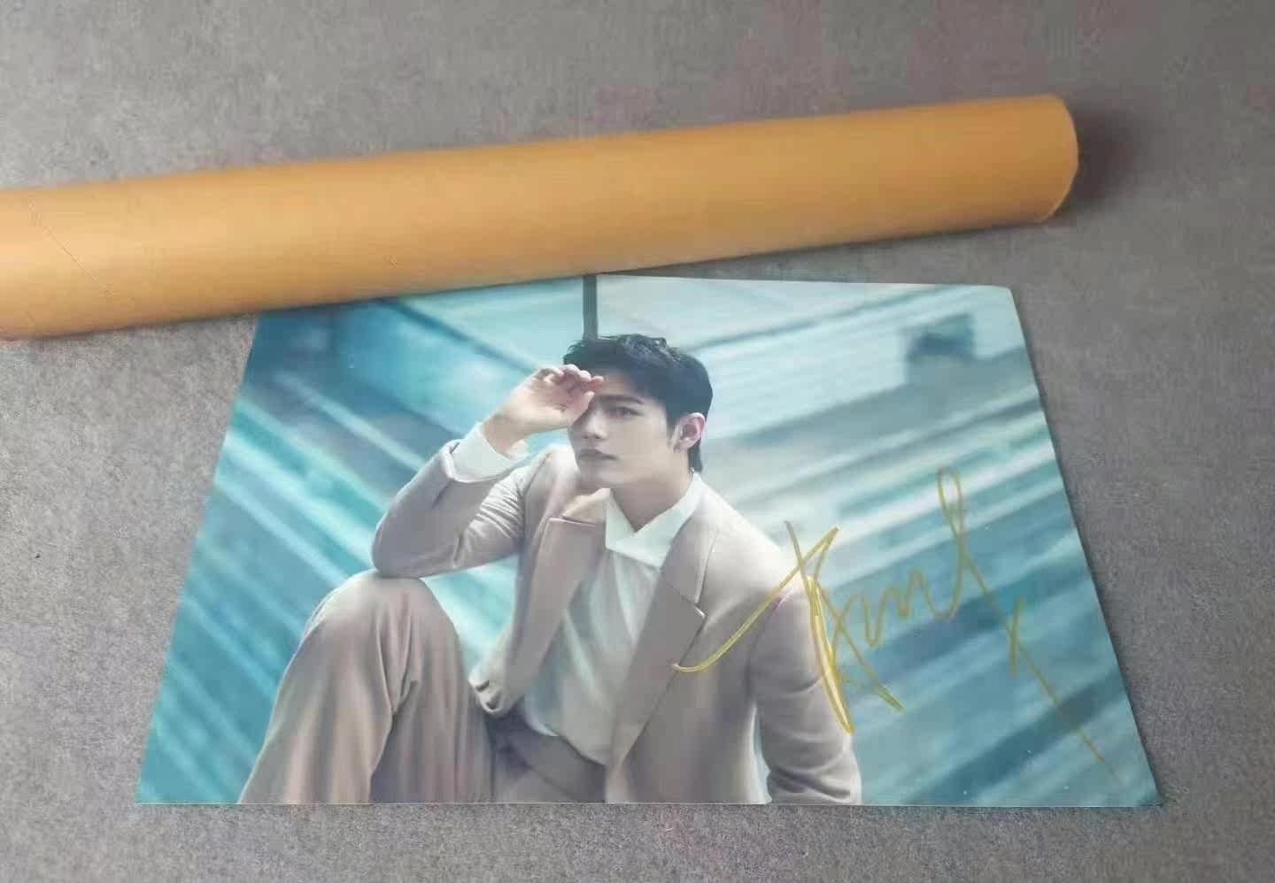 Xiao fight pro-pen signature poster A4 with box activity on-site pro-sign fidelity fans should aid the weekly side product collection