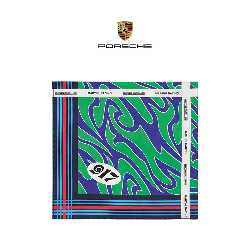 (Official) Porsche Porsche MARTINI RACING ® family scarves 100 hitch scarves