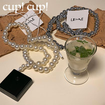  Cup Cup (spot)Korean niche brand Leejae pearl log data cable A water same style