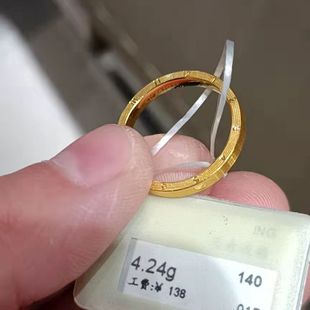 周大福520时钟戒指