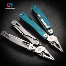  Hongfeng outdoor multi-function pliers Folding combination tool pliers Car emergency scissors EDC portable tactical equipment
