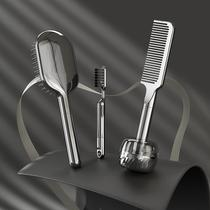 Professional hair care massage scalp meridian womens special anti-static comb high-end steel needle gold-plated air cushion