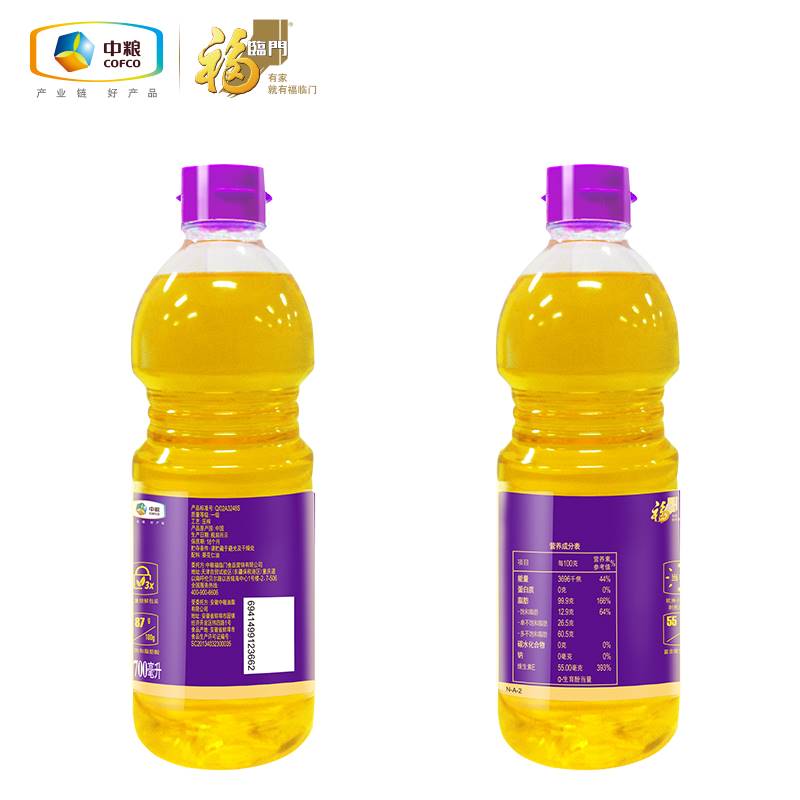 福临门700ml营养家黄金小黑葵葵花仁油