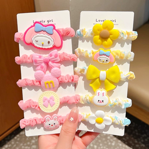 Bmw, детская резинка, детский хвостик, аксессуар для волос, в корейском стиле