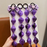 Детский парик с косичкой, хвостик, резинка для волос, аксессуар для волос