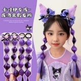 Детский парик с косичкой, хвостик, резинка для волос, аксессуар для волос