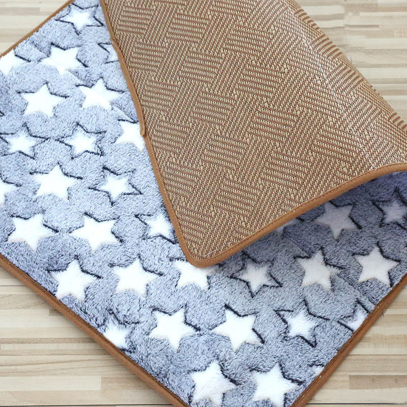 Pet supplies double-sided plus velvet mat mat four seasons universal cat kennel kennel summer cool sleeping with large dogs