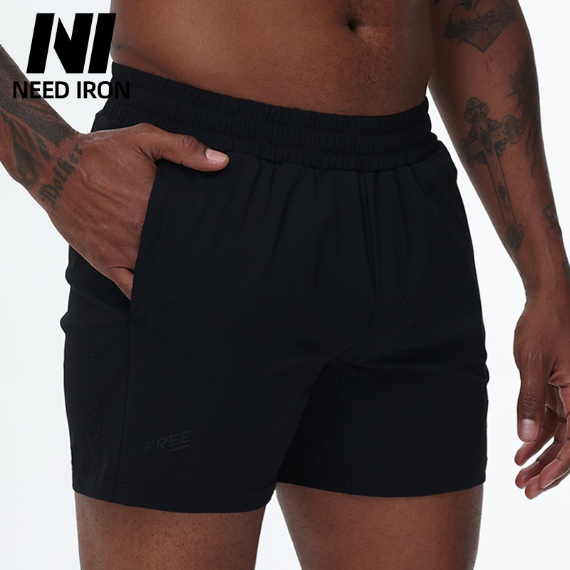 Ni Neediron Iron Type Ii 2.0 Super Elastic Four-Way Stretch Professional Strength Training Squat Shorts Powerlifting Breathable