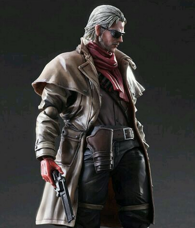 Day version PA change Play Arts to MGS alloy equipped with phantom pain left wheel mountain cat