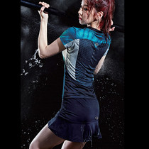  2021 new badminton clothes mens and womens suits womens and mens universal short-sleeved tops shorts large size quick-drying jerseys