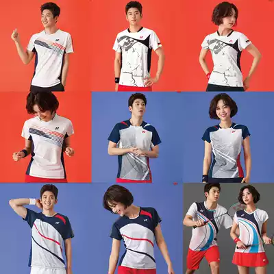 YONEX YONEX Unix badminton suit men and women short sleeve set quick-dry table tennis sportswear new couples