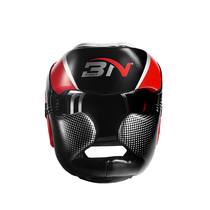 BN boxing helmet fully enclosed head protection fighting Muay Thai monkey face Sanda Taekwondo youth adult training protective gear