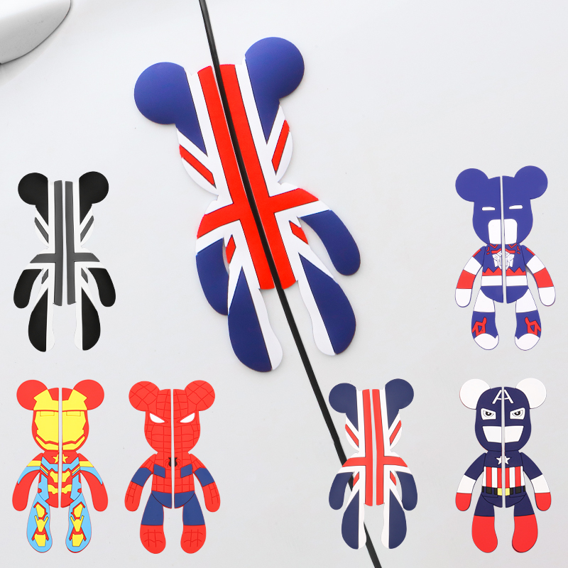 Door fang zhuang tie cartoon door border scraping bumper hou zhao jing bumper general cute crash