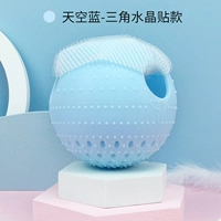 Обновление дивизии для волос треугольника силиконовое желе синий