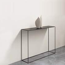 Nordic Living Room Sofa Side Partition Shelf Modern Minima Floor Iron Art Strip Case Genguan Terrace Leaning Against Wall Narrow Table