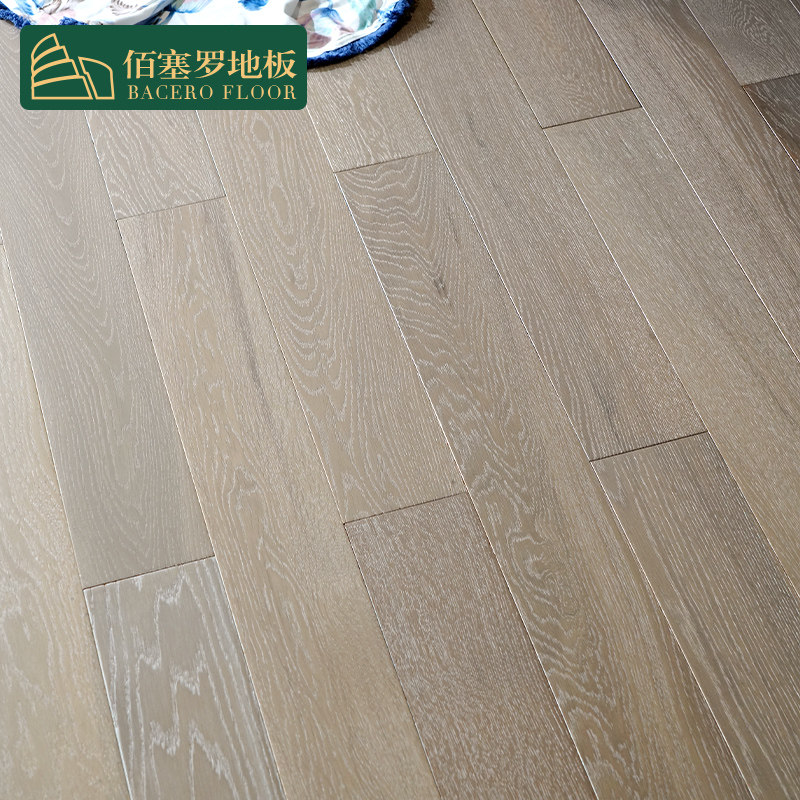 Bercelo solid wood composite floor 15mm light gray luxury lavish room bedroom with multi - floor floor