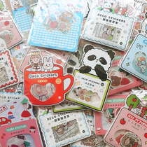 And Paper Sticker Packs Katong People Animal Flowers Fruits Birthday Cute Diy Growth Brochure Material Hand Tent Decorations