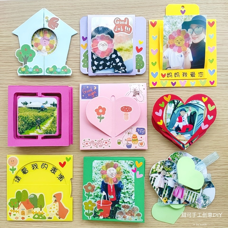 Growth Brochure Photos Photos Color Fun Small Organ Comic Book Diy Handcrafted Material Creative Hand Ledger Decoration