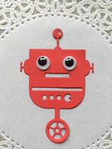 Kindergarten growth book manual diy material bag greeting card photo album scrapbook hand account decoration accessories robot a