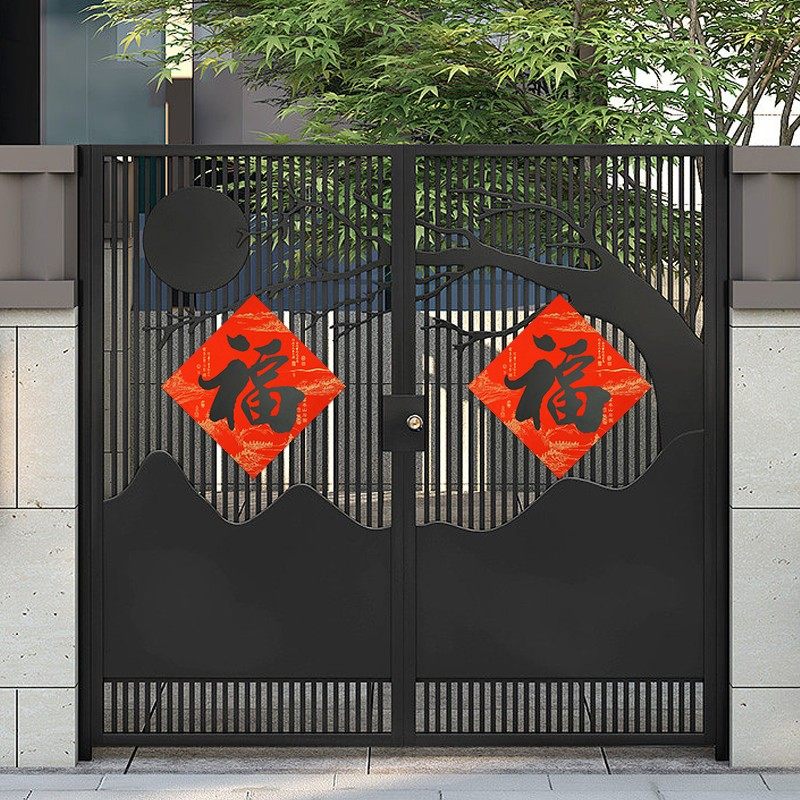 2026 Year of the Horse Famous Calligraphy Fortune Character Door Stickers Spring Festival Fortune Character Door Banners New Year Door Stickers New Year Adhesive-Backed Fortune Characters