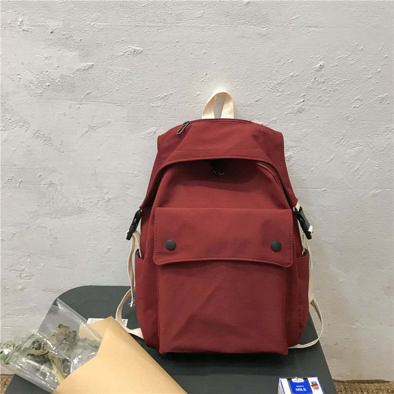 Claretsolar system Ins wind waterproof a bag female junior middle school pupil high-capacity campus knapsack senior high school student Simplicity Backpack